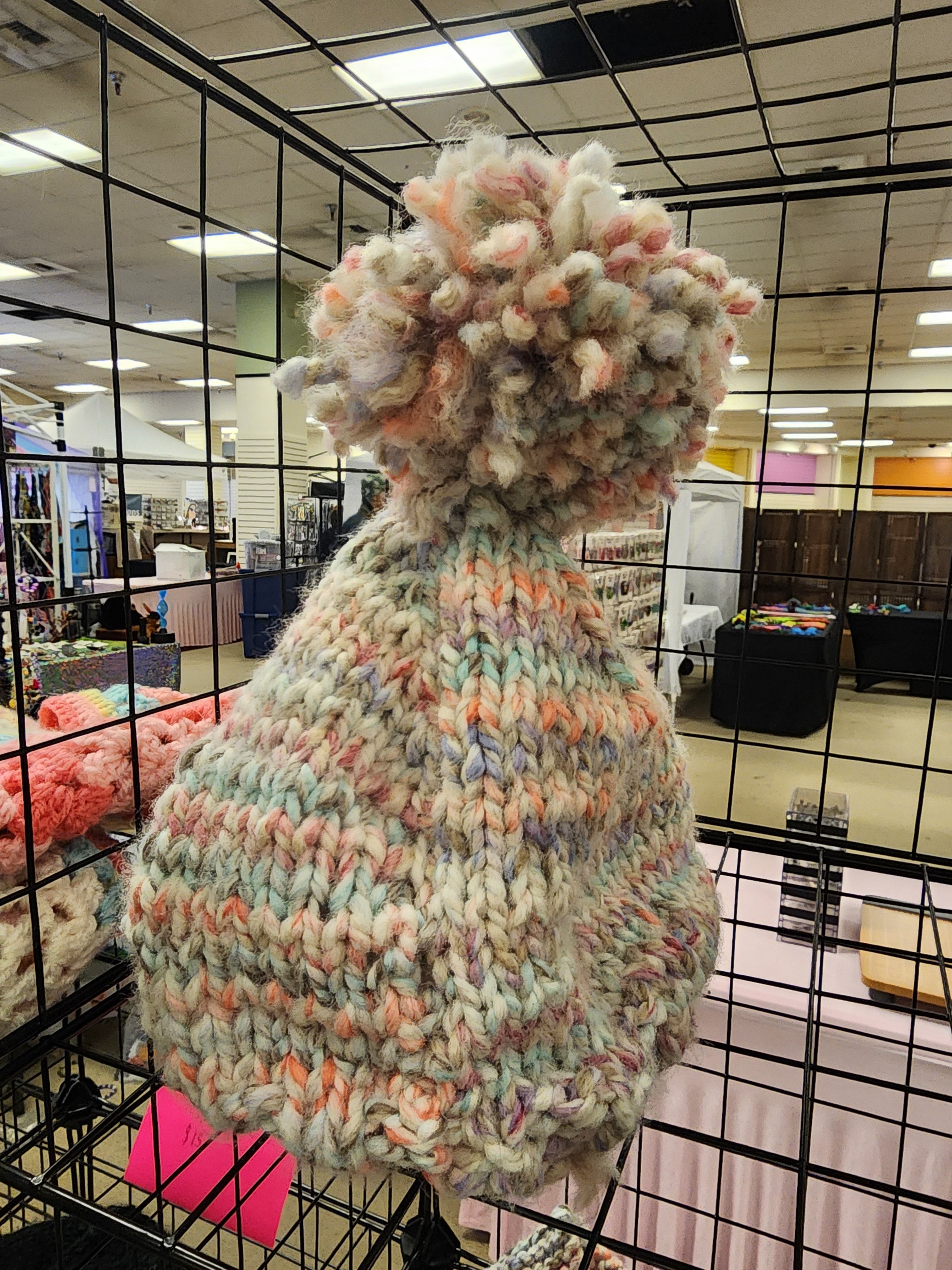 Chunky knit beanie