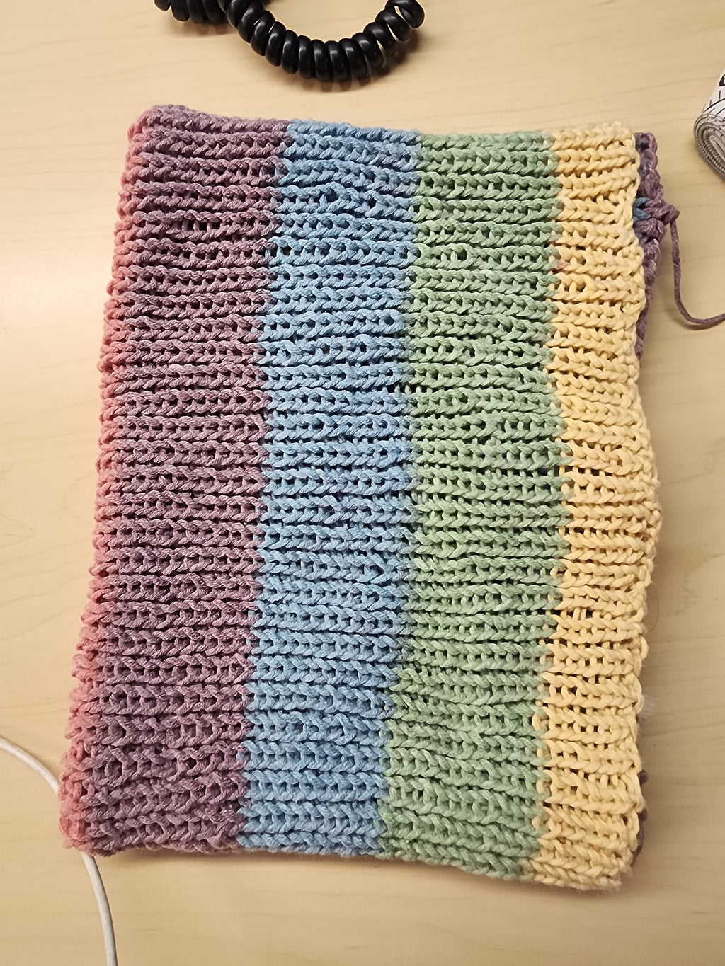 Ribbed cowl
