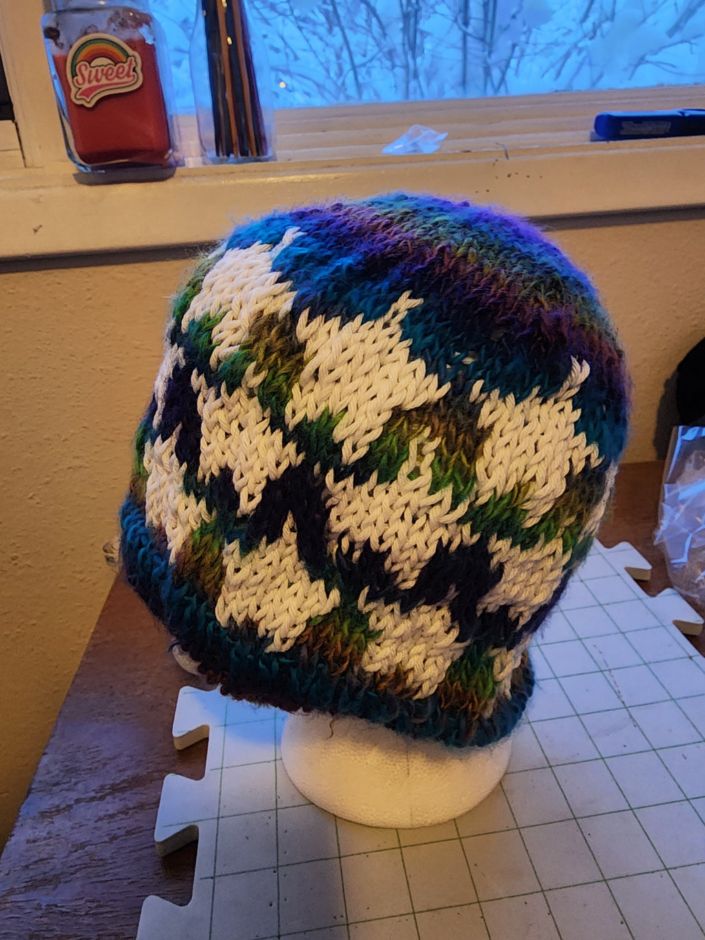 Glow in the dark star hat